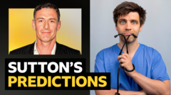 Sutton's predictions v doctor & comedian Ed Patrick