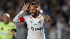 Neymar ‘rediscovering joy’ back at boyhood-club Santos