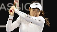 Raducanu makes winning return to tennis in Auckland