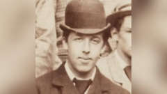 Unseen photo of Oscar Wilde as a student discovered