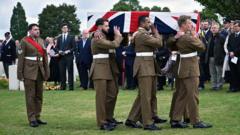 WWI soldiers buried a century after their deaths
