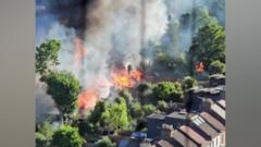 Rail fire disruption to continue for several days