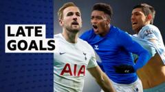 Aguero, Kane and Gray in best Premier League last-minute goals