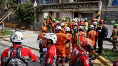 Survivor buried by Venezuela quakes eight days ago is cheering rescuers on