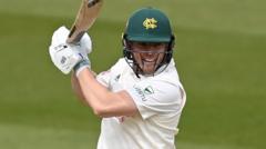 Kent relegation fate sealed by Notts thrashing