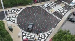 Vibrant or dangerous? Colourful roundabout redesign divides village