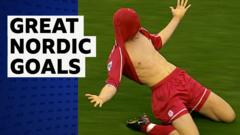 Watch 10 great goals by Nordic Premier League stars