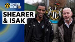 Shearer meets Isak to talk goals, idols and dog memes