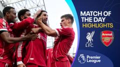 Stunning Szoboszlai goal sees Liverpool beat Arsenal
