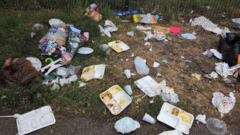 Pair spotted fly-tipping after 'children's party'