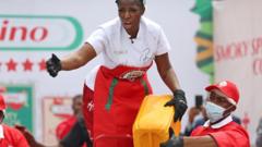 Nigerian chef breaks world record for largest jollof rice dish
