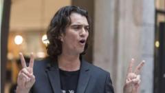 Adam Neumann fazendo sinalfundo de investimentofundo de investimento em apostas desportivasapostas desportivaspaz com as mãos 