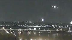 Watch: A white flare in the sky, then emergency lights - the scene in DC