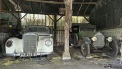 Rare cars stored in barn since ’80s sell at auction