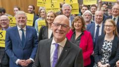 John Swinney gets Kate Forbes' backing to be next first minister