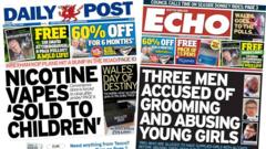 Vapes sold to children, election time and trio deny grooming