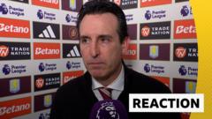 Villa created enough chances to win – Emery