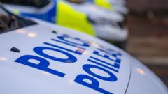 Biker taken to hospital following crash on A96