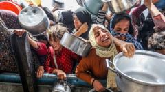 Israel denying food to Gaza is 'weapon of war', UN refugee agency head tells BBC