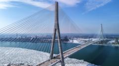 The new $4.5bn bridge which is a symbol of a strained US-Canada relationship