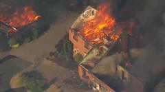 Watch: 'Carnage' in Stourbridge as houses destroyed by fire
