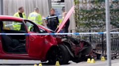 Club prays for footballer after car hit group