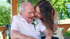 Bride has two weddings in two days for grandad with dementia