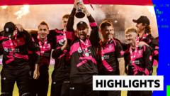 Somerset beat Hampshire to win T20 Blast in record-breaking final