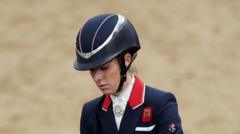 Dujardin handed one-year ban for 'excessively' whipping horse