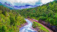 A ferrovia Oslo-Bergen