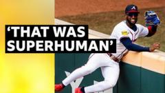 Braves player makes incredible wall catch to save home run