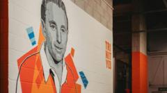 Sir Stanley Matthews mural unveiled at stadium