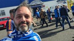 Why Italian video game fan turned up at Coleraine FC
