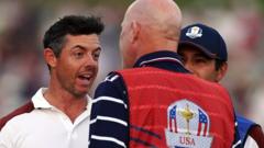 McIlroy angry as Europe edge closer to Ryder Cup win