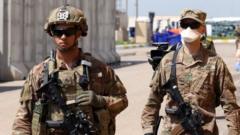 Ifoto y'abasirikare ba Amerika muri Iraq mu kwa gatatu 2020