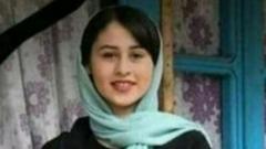 Photo of Romina Ashrafi taken from a death notice in Gilan province, Iran