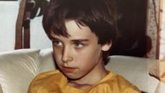 Michael as a young child