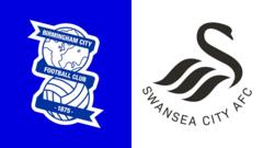 Pick of the stats: Birmingham City v Swansea City