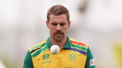 South Africa’s Nortje ruled out of Champions Trophy