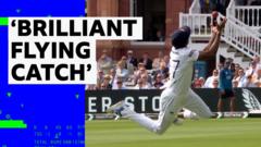 Stunning Rathnayake catch ends Atkinson innings