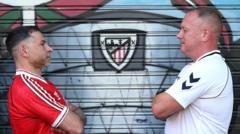 How is Bilbao coping with up to 80,000 Man Utd and Spurs fans?