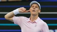 Sinner extends record run with Miami win