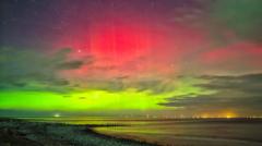 Northern Lights leave sky-gazers in awe