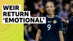 Weir return ’emotional’ – Scotland coach