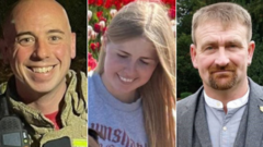 Tributes to firefighters and worker killed in business park blaze