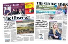 The Papers: NHS 'repair costs triple' and Badenoch 'fury' at Farage's TV time