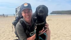 Man and his dog walking 300 miles for charity
