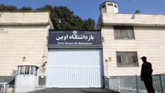 Israel says it struck Tehran's Evin prison and Fordo access routes