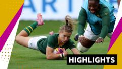 Wild celebrations as South Africa reach historic first World Cup quarter-final