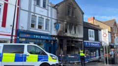 Why Was a 37-Year-Old Man Arrested After a Fire at a Former Pub?